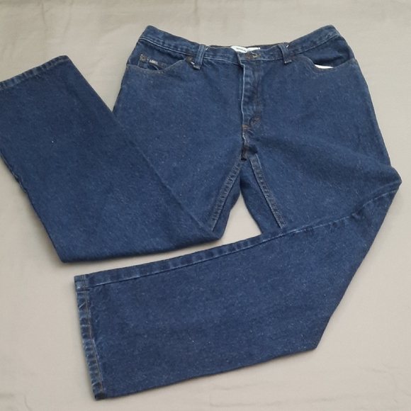 Lee Men's Regular Fit Dark Blue Jeans 34X30 - Picture 1 of 10
